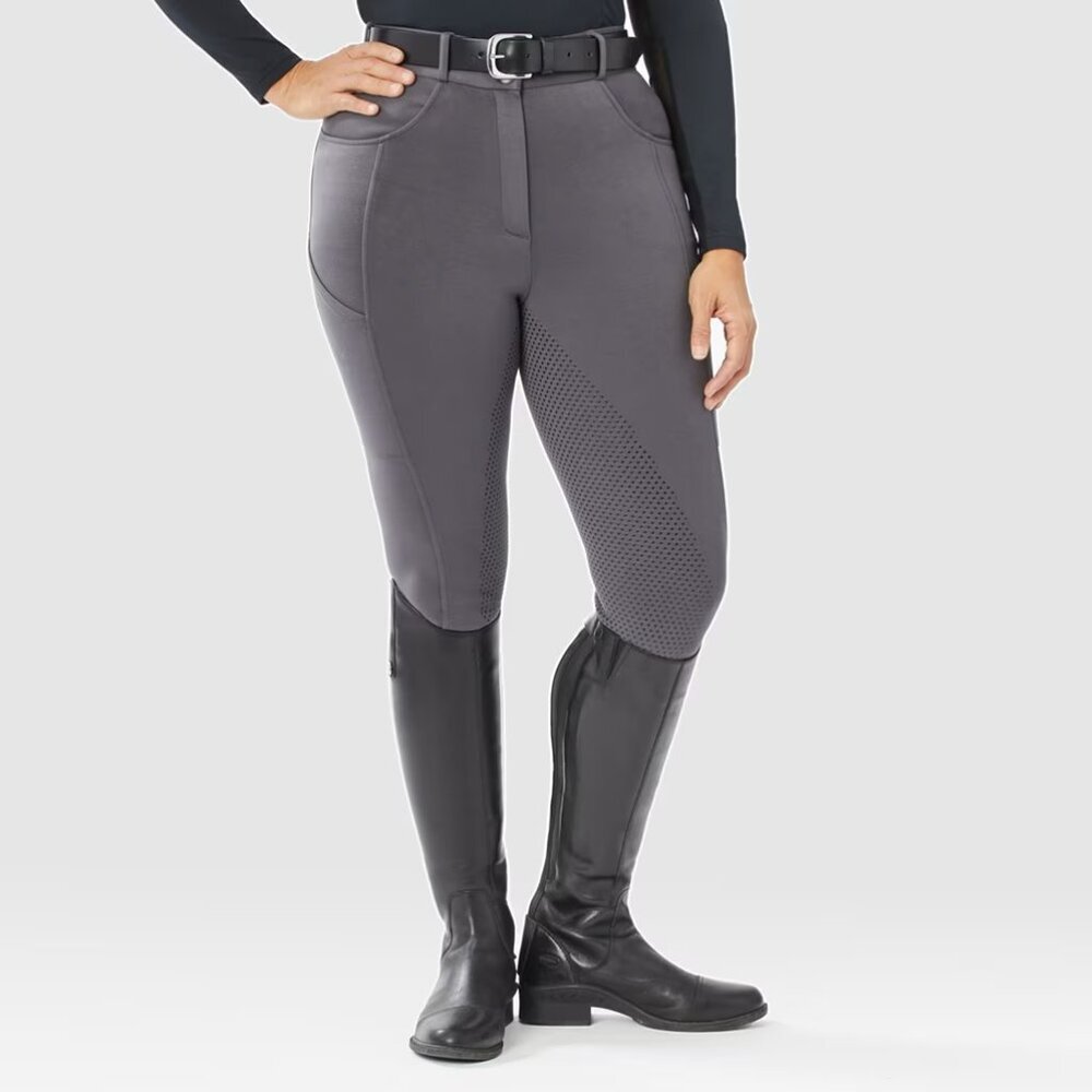 Piper Knit Everyday High-Rise Breeches by‎ SmartPak - Full Seat